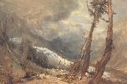 J.M.W. Turner Mer de Glace,in the Valley of Chamouni,Switzerland Spain oil painting artist